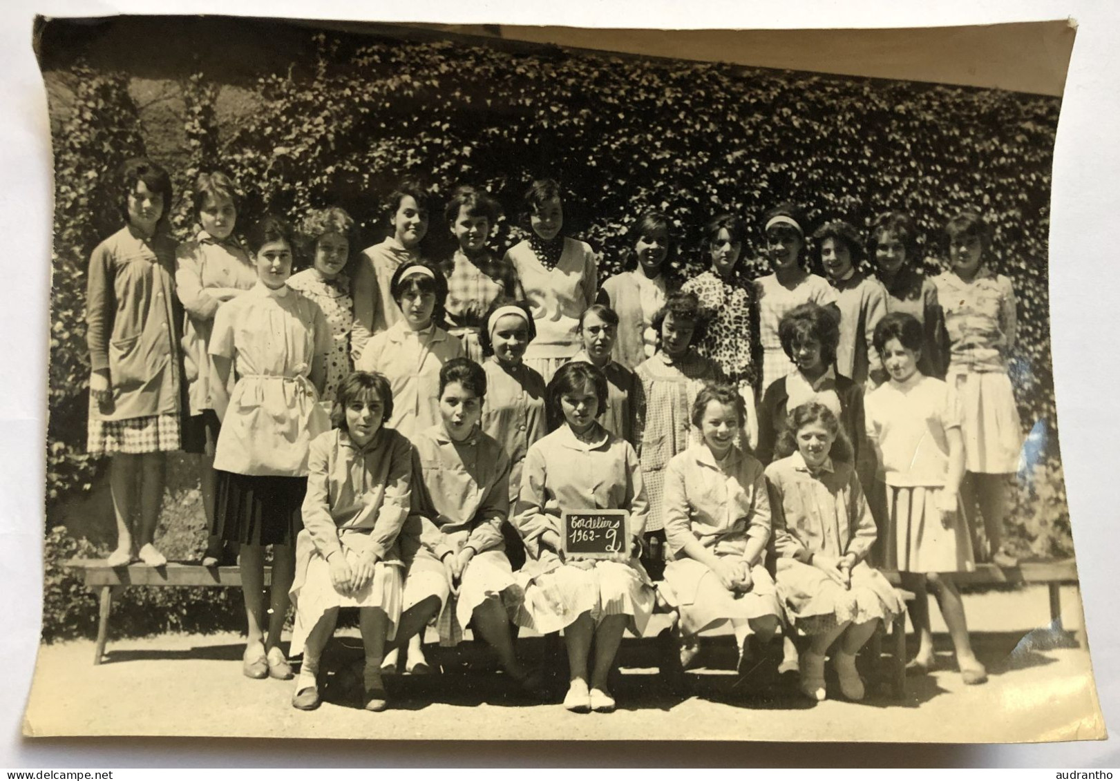 Photographie Scolaire De 1962 - école Des CORDELIERS - Studio Photo LUC à Angers - Identifizierten Personen