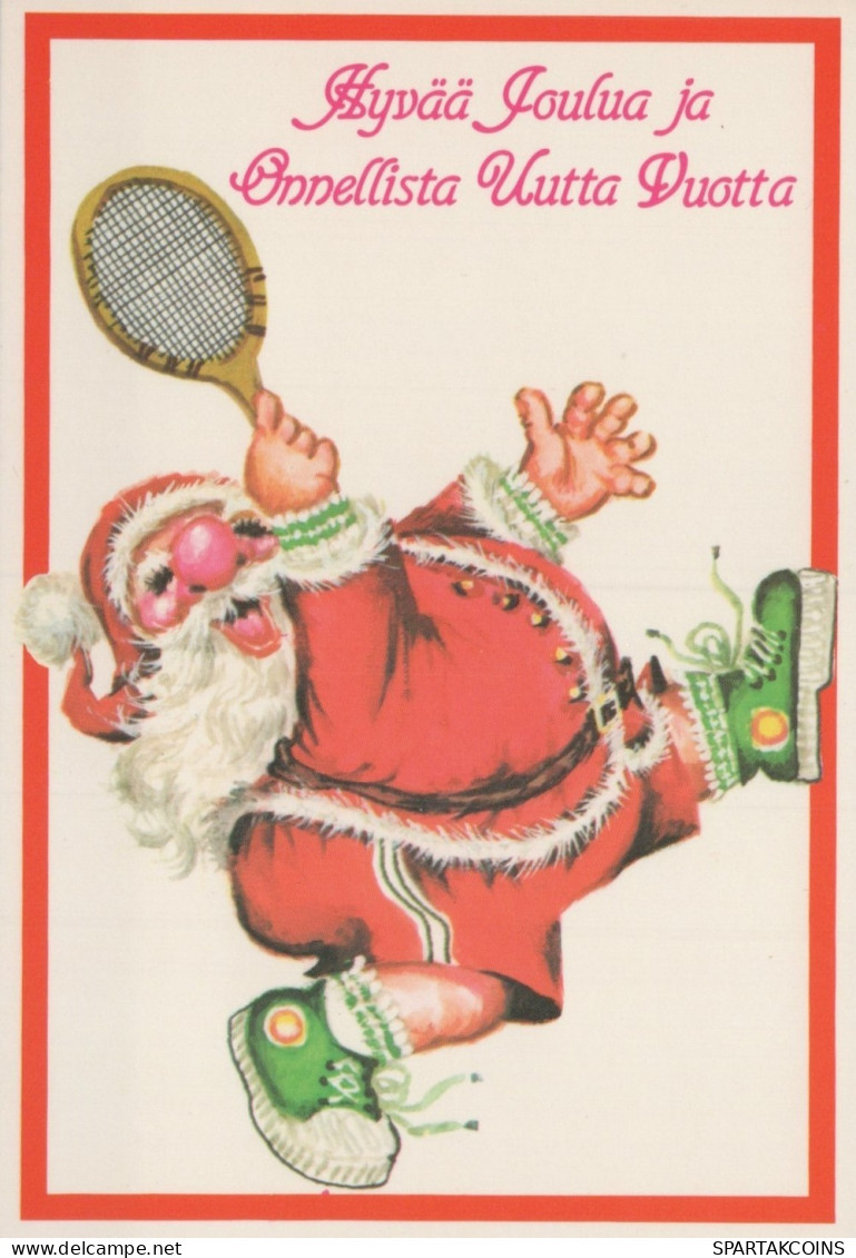 SANTA CLAUS CHRISTMAS Holidays Vintage Postcard CPSM #PAK582.GB - Santa Claus