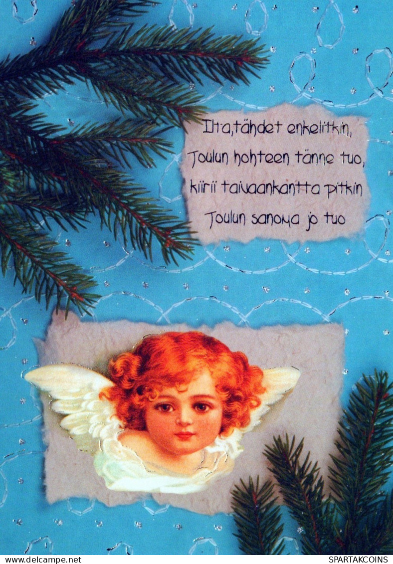 ANGEL CHRISTMAS Holidays Vintage Postcard CPSM #PAH202.GB - Anges