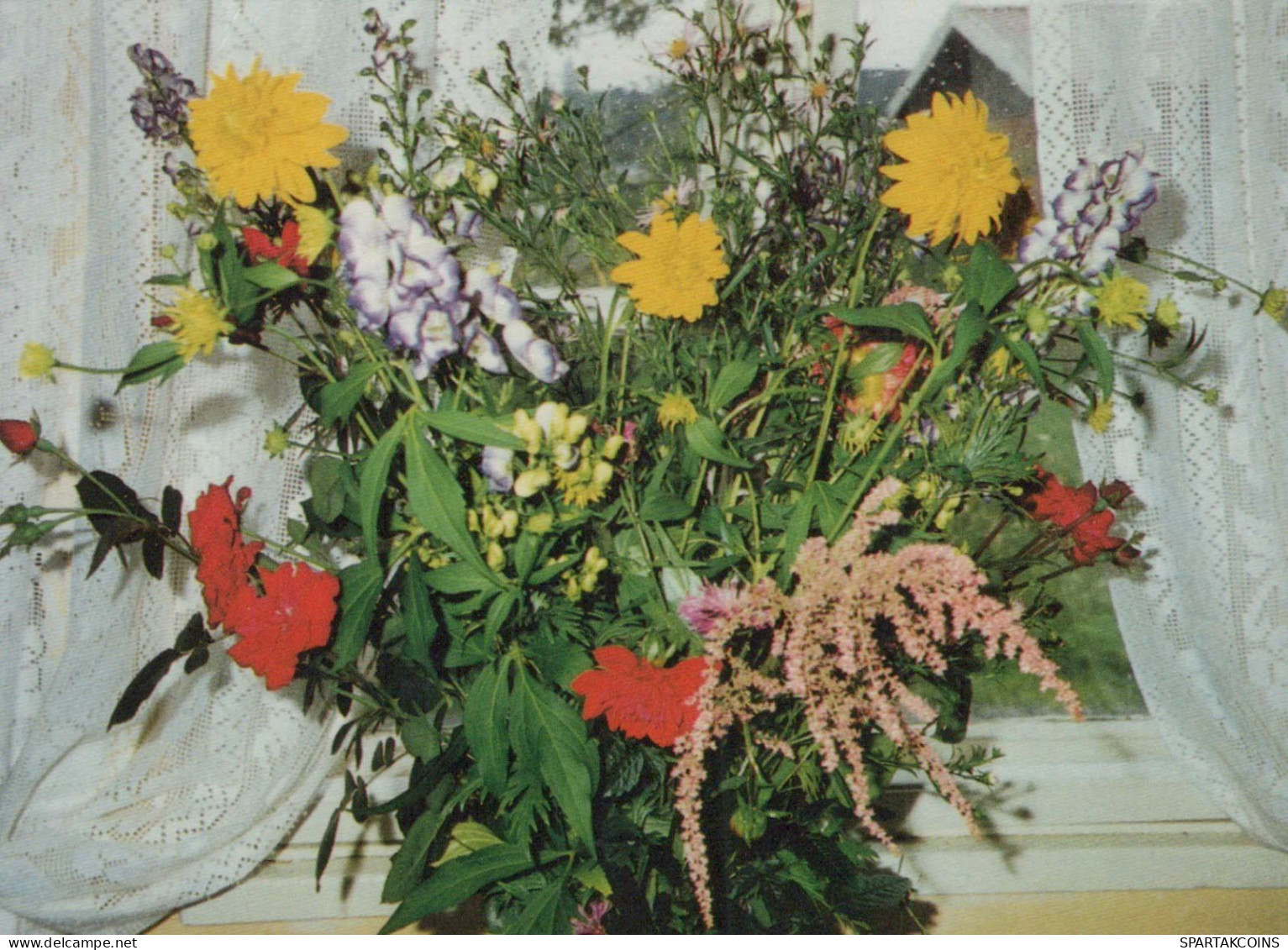 FLEURS Vintage Carte Postale CPSM #PAR684.FR - Bloemen