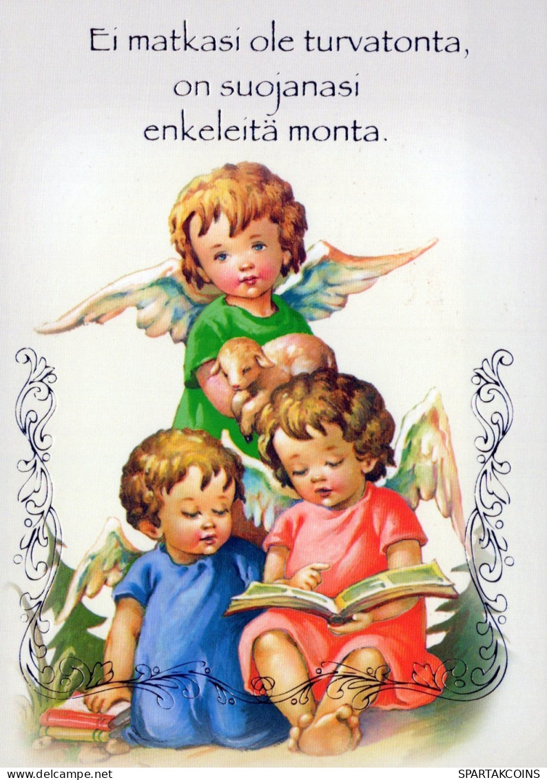 ANGELO Buon Anno Natale Vintage Cartolina CPSM #PAJ087.IT - Anges