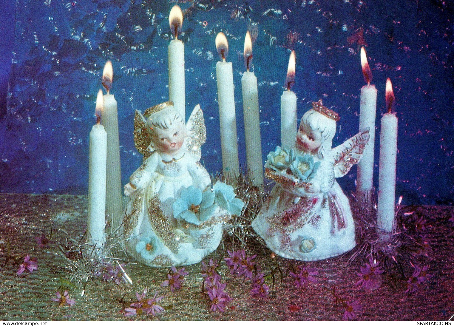 ANGELO Buon Anno Natale Vintage Cartolina CPSM #PAH016.IT - Angels