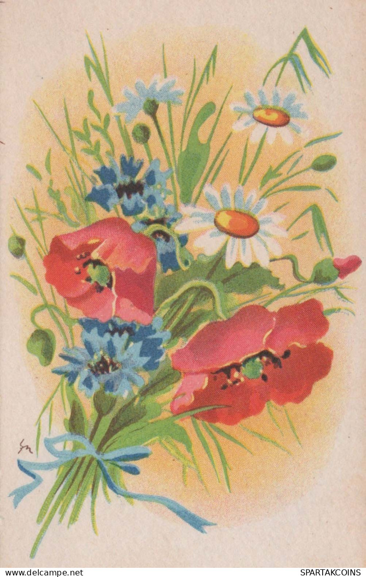 FLEURS Vintage Carte Postale CPSMPF #PKG050.FR - Fleurs