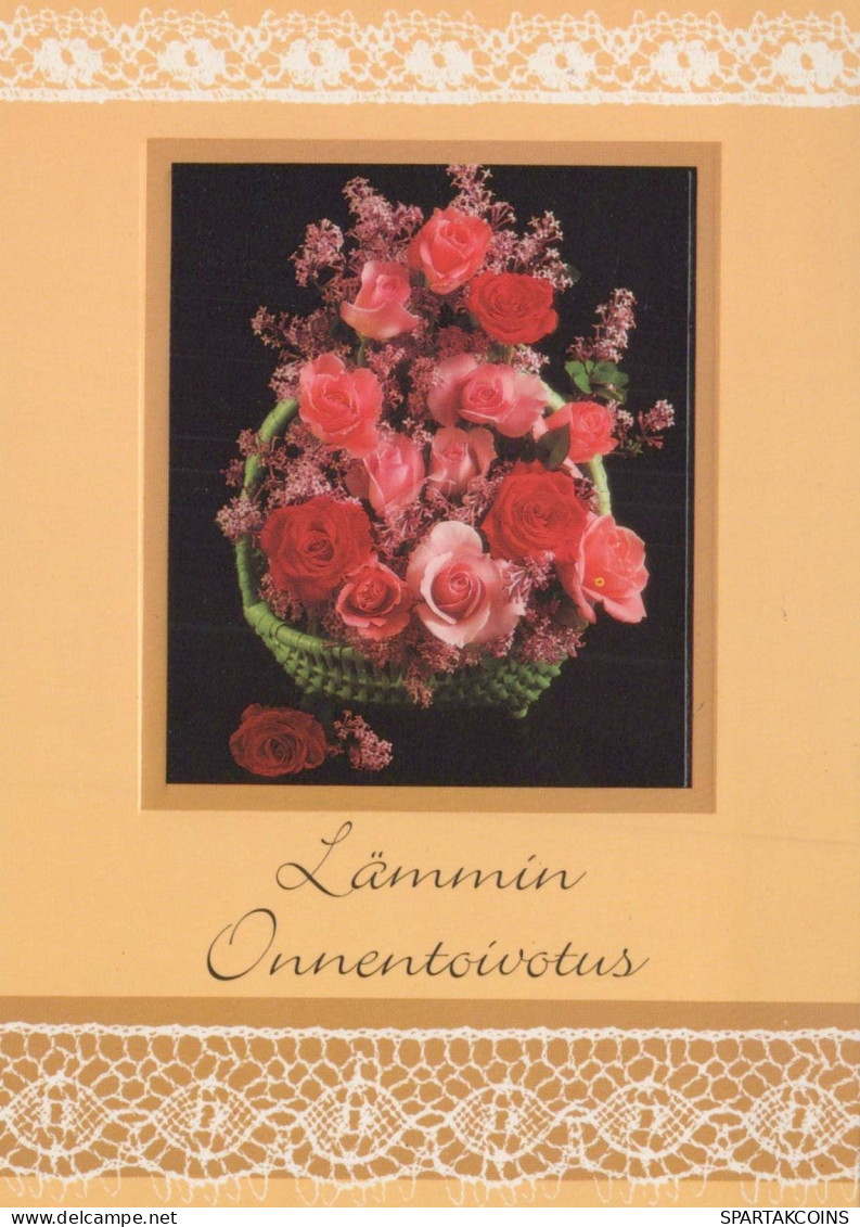 FLORES Vintage Tarjeta Postal CPSM #PAR743.ES - Blumen