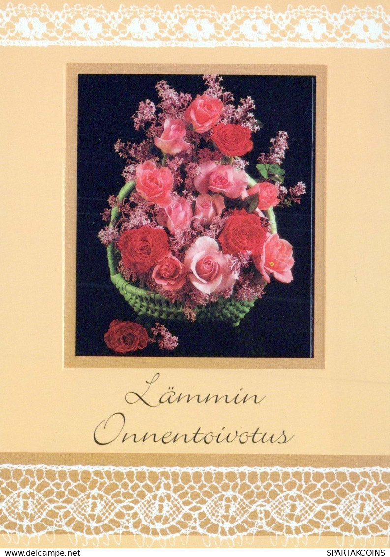 FLORES Vintage Tarjeta Postal CPSM #PAR743.ES - Flowers