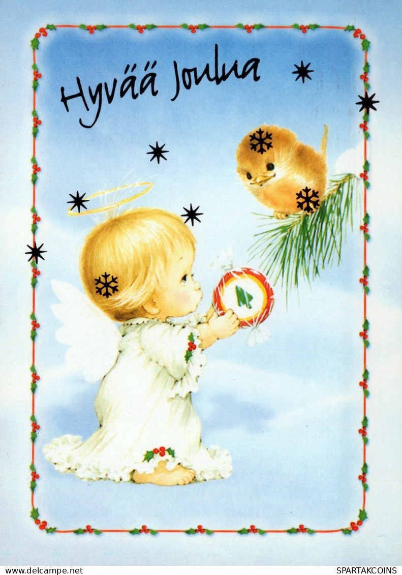 ÁNGEL NAVIDAD Vintage Tarjeta Postal CPSM #PAH265.ES - Angels