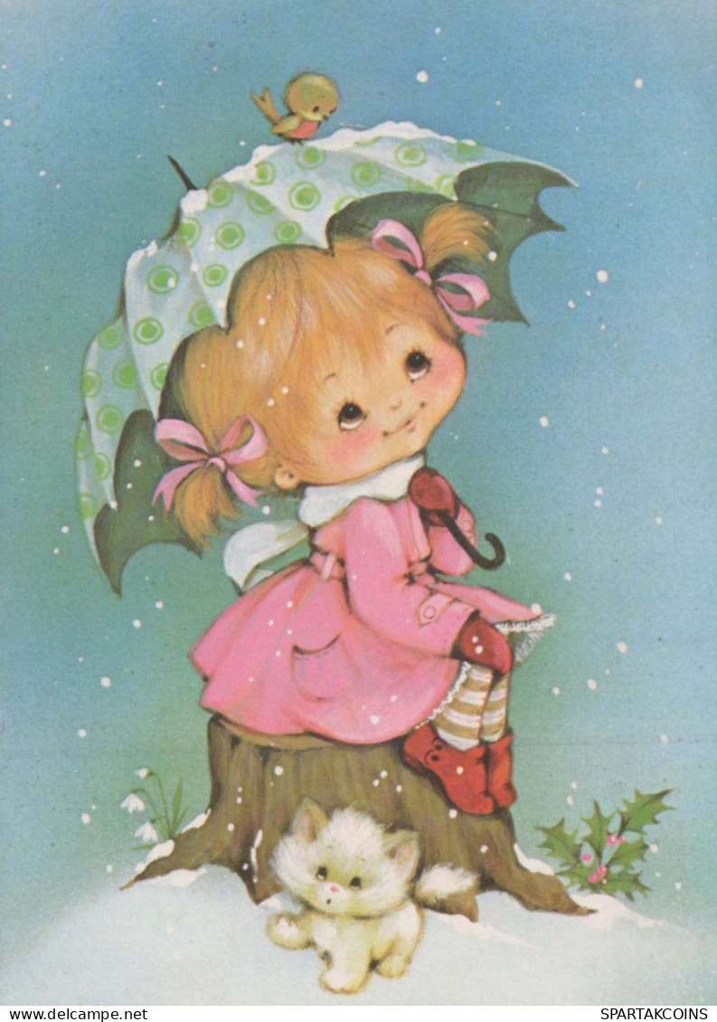 Neujahr Weihnachten KINDER Vintage Ansichtskarte Postkarte CPSM #PAS900.DE - New Year