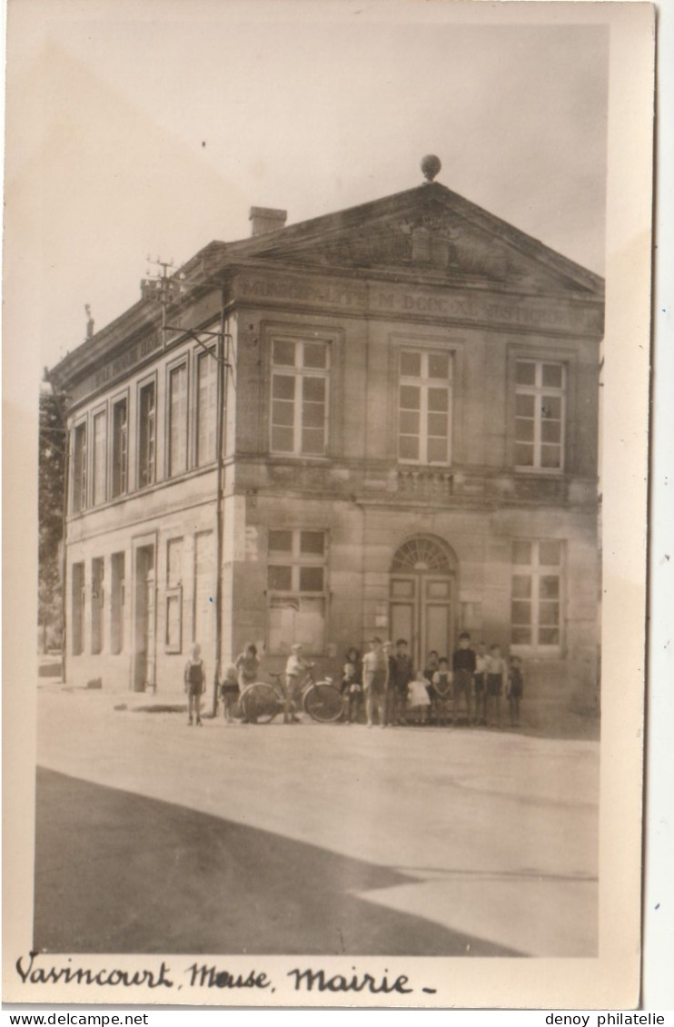 Photo Au Format Carte Postale - Vavincourt Mairie - Vavincourt