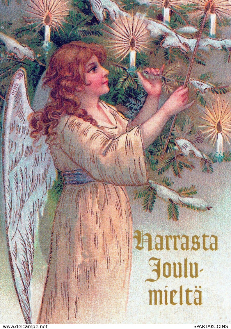 ENGEL WEIHNACHTSFERIEN Feiern & Feste Vintage Ansichtskarte Postkarte CPSM #PAH205.DE - Anges