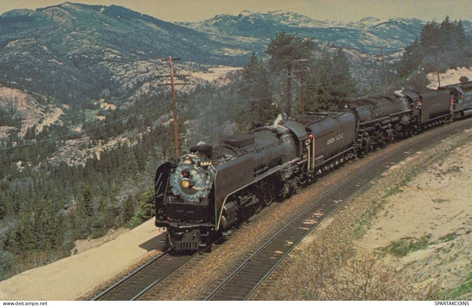 ZUG Schienenverkehr Eisenbahnen Vintage Ansichtskarte Postkarte CPSMF #PAA562.DE - Trains