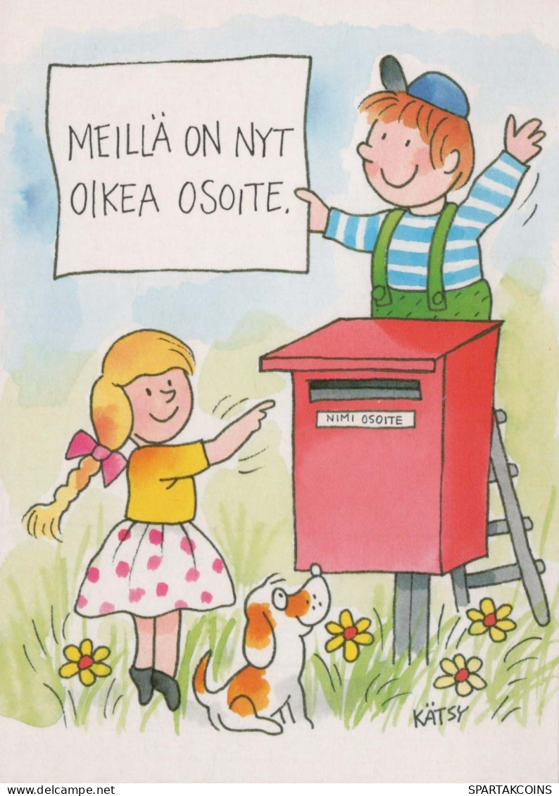 NIÑOS HUMOR Vintage Tarjeta Postal CPSM #PBV168.ES - Humorvolle Karten