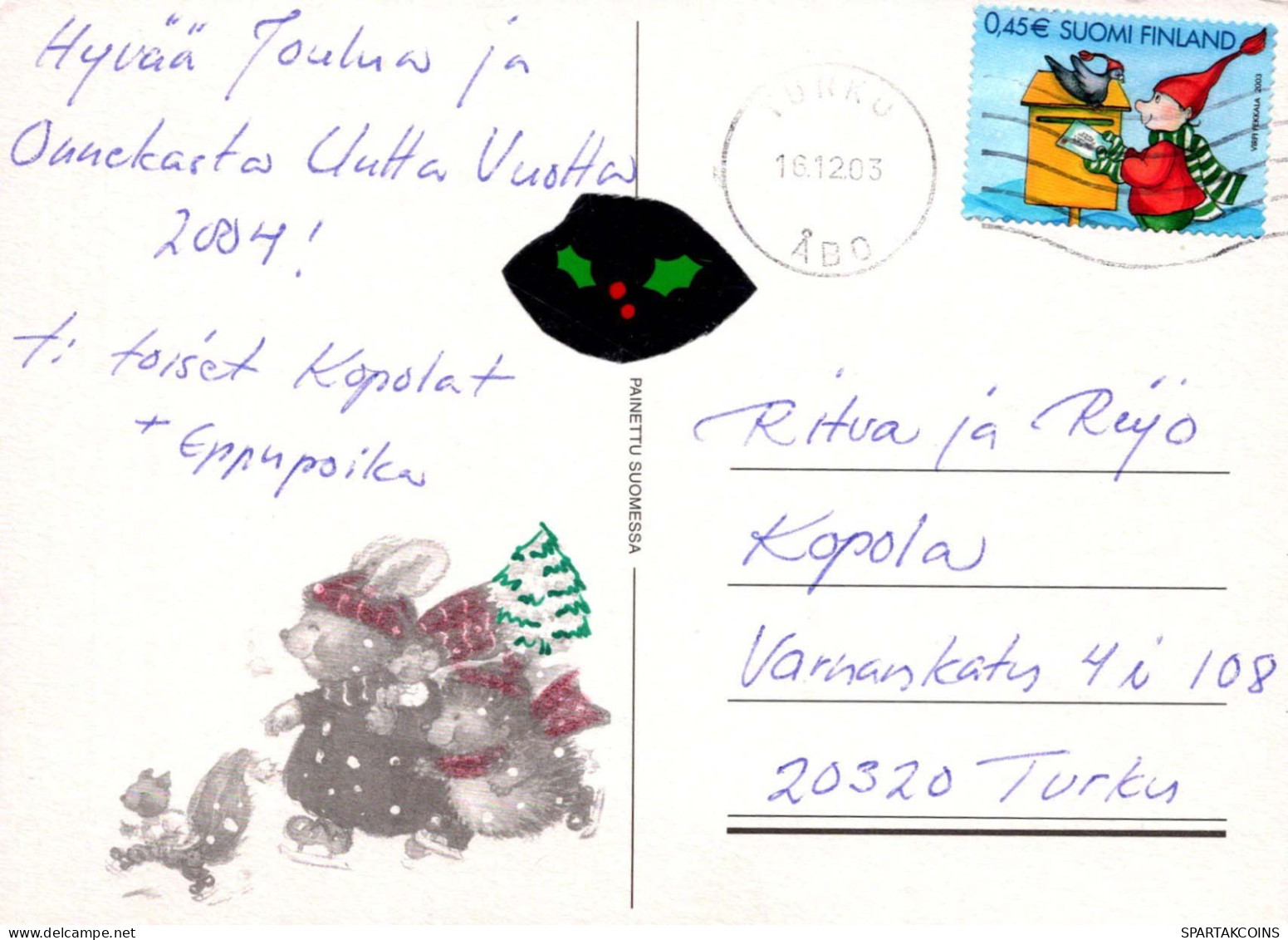 RATÓN Animales Vintage Tarjeta Postal CPSM #PBR237.ES - Other & Unclassified