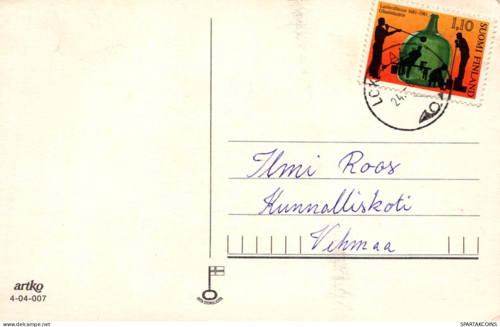 FLOWERS Vintage Ansichtskarte Postkarte CPSMPF #PKG111.DE - Fleurs