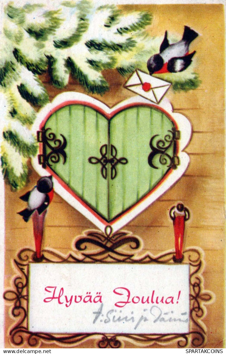 Neujahr Weihnachten Vintage Ansichtskarte Postkarte CPA #PKE815.DE - Neujahr