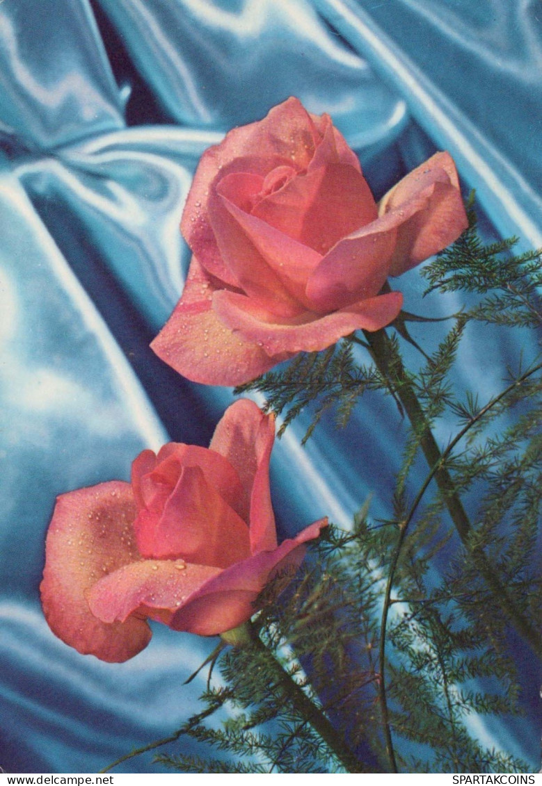 FLOWERS Vintage Ansichtskarte Postkarte CPSM #PBZ453.DE - Flowers