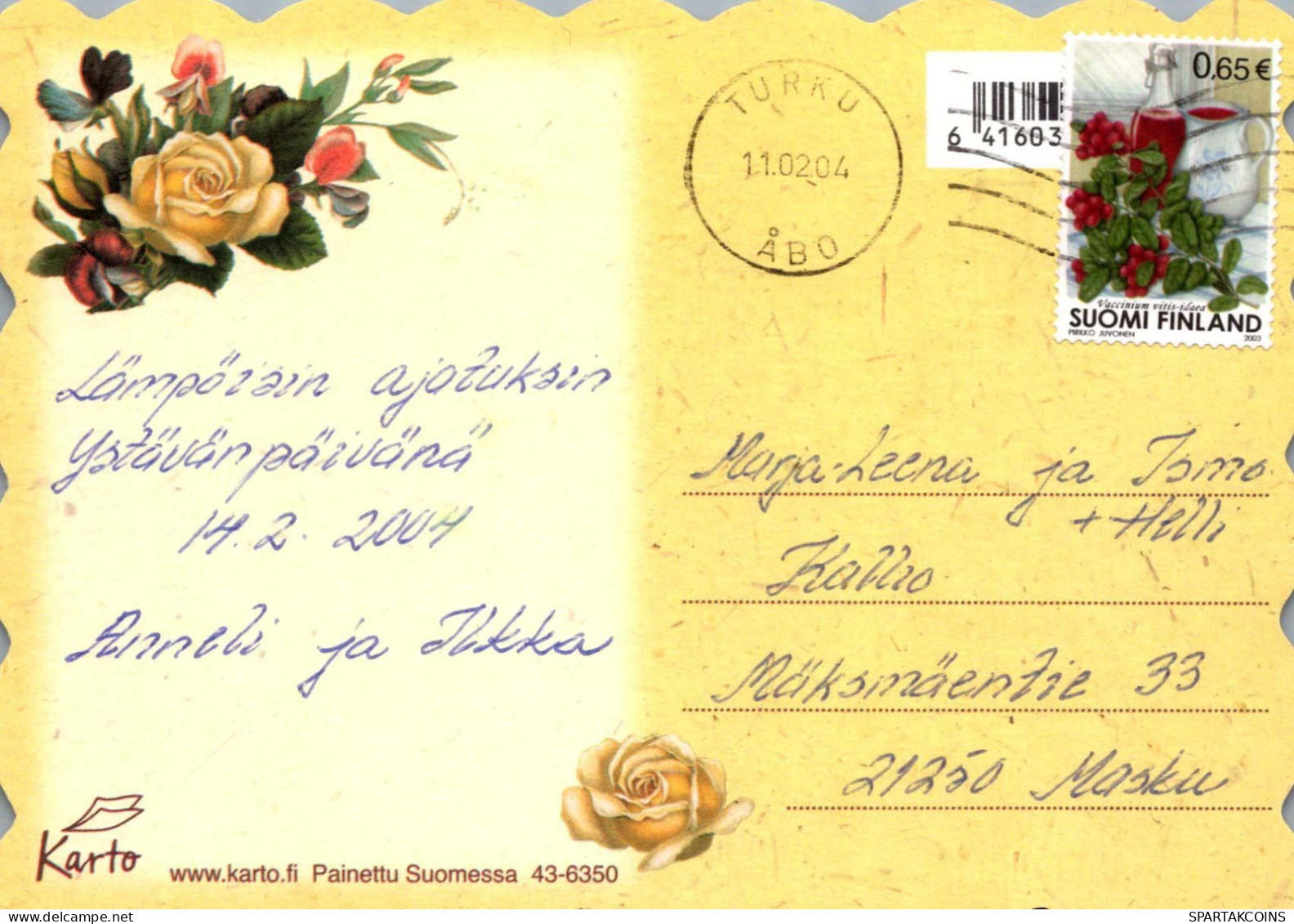 FLOWERS Vintage Ansichtskarte Postkarte CPSM #PBZ153.DE - Fleurs