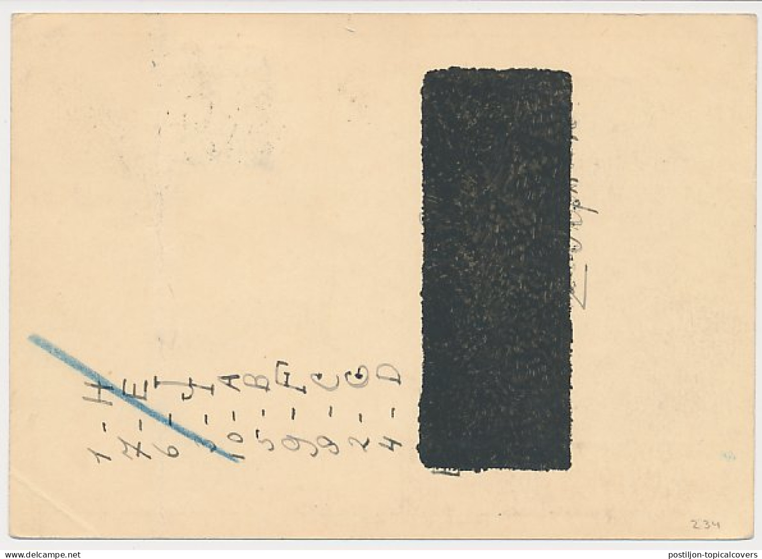 Briefkaart G. 234 / Bijfr. T.b.v. Radioprijsvraag - Rotterdam - Postal Stationery
