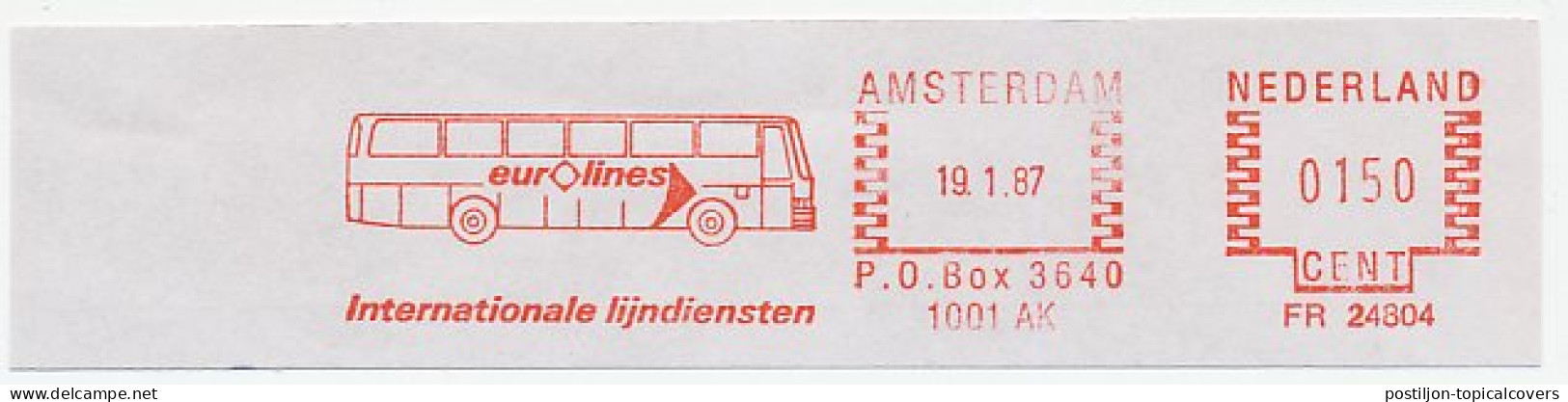 Meter Cut Netherlands 1987 Coach - Bus - Bus