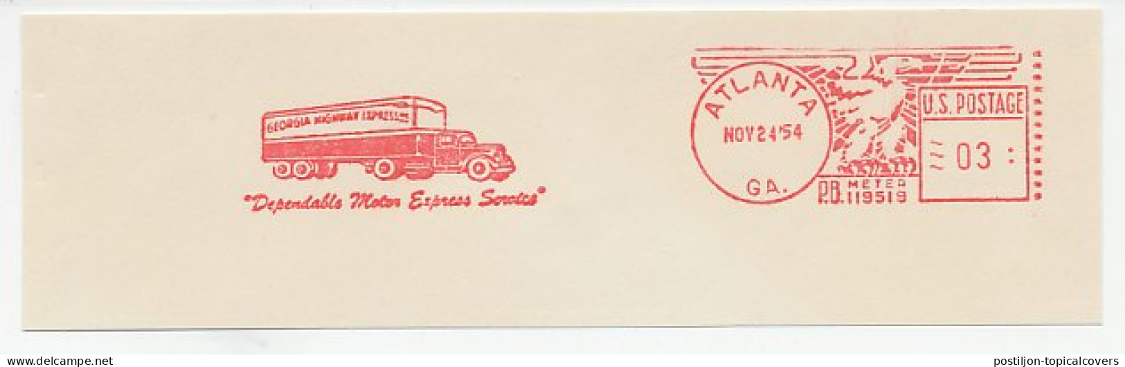 Meter Cut USA 1954 Truck - Motor Express Service - LKW