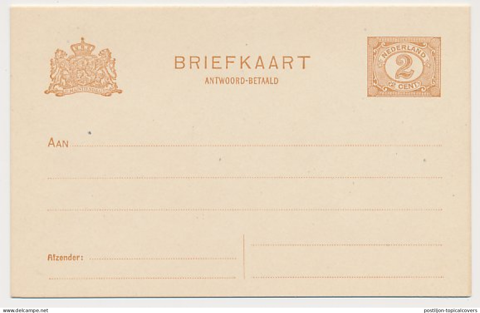 Briefkaart G. 89 II - Postal Stationery