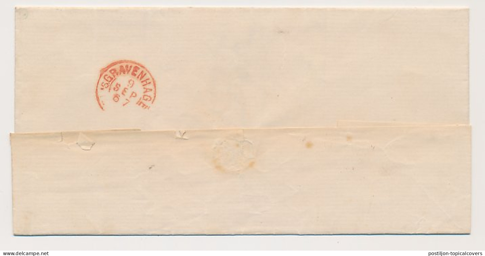 Zwolle - Den Haag 1867 - Proefstempel - ...-1852 Prephilately