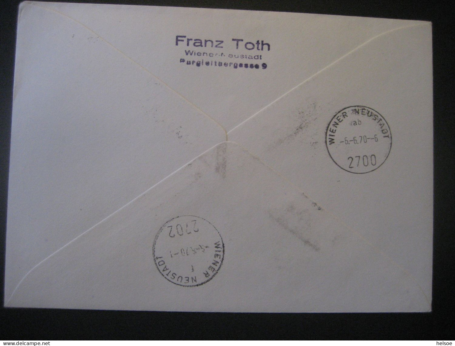 Österreich 1970- 300 Jahre Franzens Uni Innsbruck, FDC Express Gelaufen Mit MiNr. 1326 Von Wien Nach Wiener Neustadt - Lettres & Documents