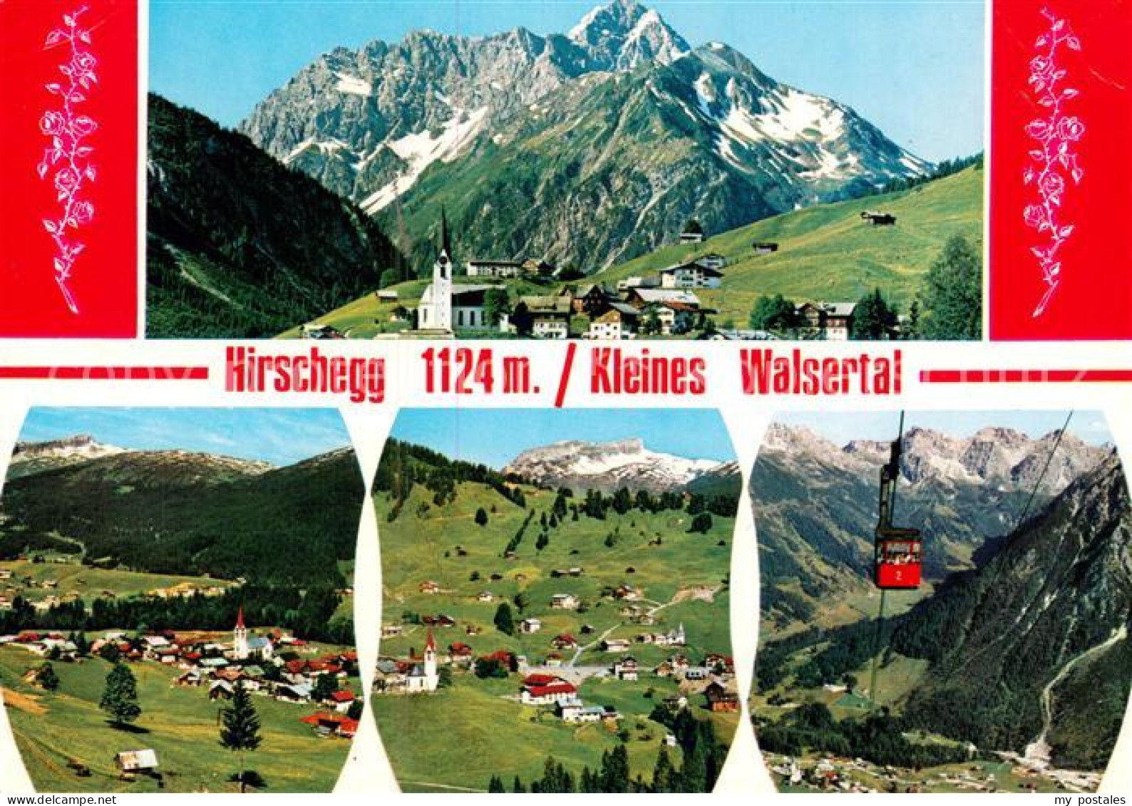 73757665 Hirschegg Kleinwalsertal Vorarlberg Ortsansicht Panorama Seilbahn Hirsc - Other & Unclassified