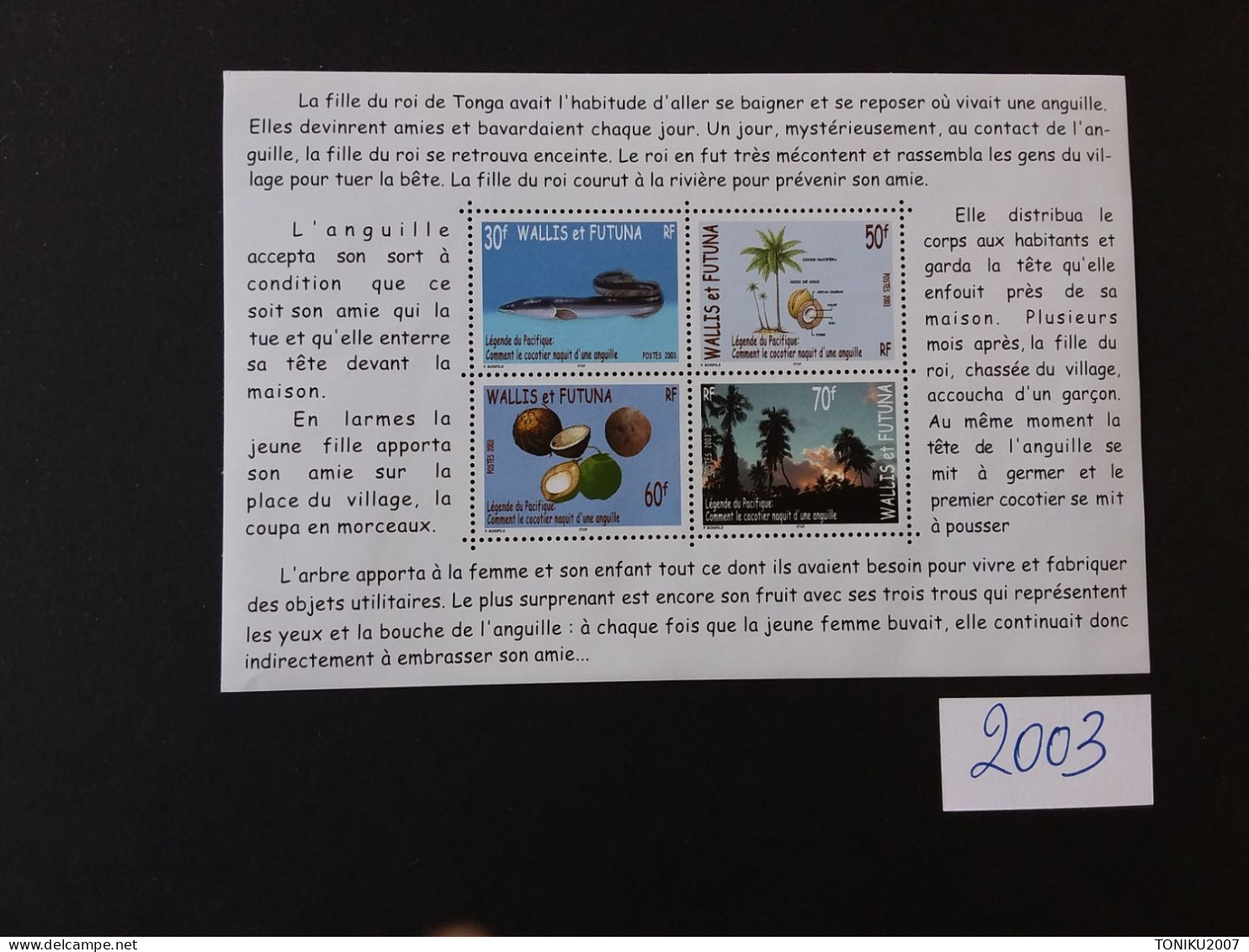 WALLIS ET FUTUNA 2003** - MNH - Unused Stamps