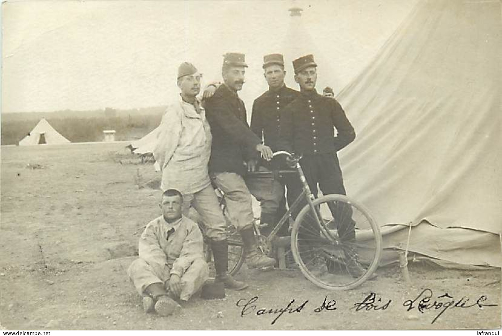 Militaires-ref E98-carte Photo -militaires -militaria -regiments - Regiment -camp De Bois L Eveque -meurthe Et Moselle - Andere & Zonder Classificatie