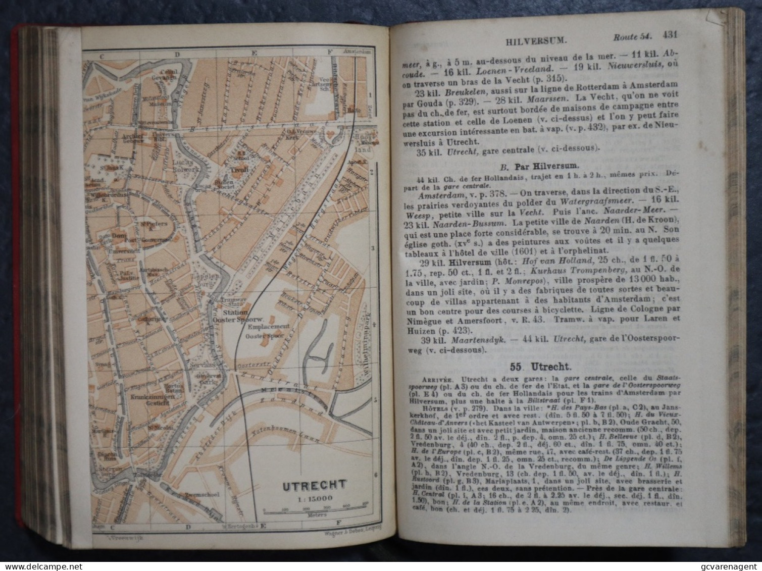 BAEDEKER BELGIQUE ET HOLLANDE Y COMPRIS LE LUXEMBOURG 1905. BON ETAT  480 PAGES.   VOIR IMAGES