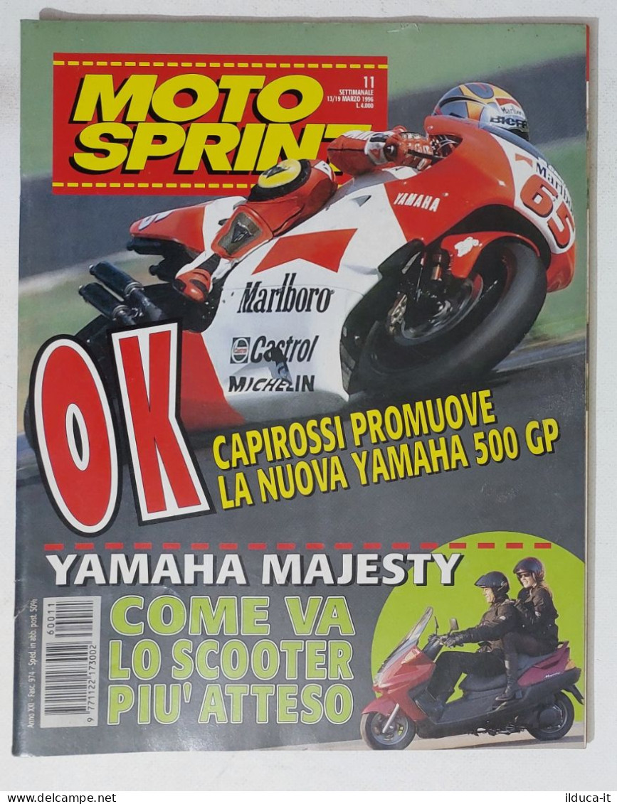 60560 Motosprint 1996 A. XXI N. 11 - Yamaha Majestic / Harley Davidson 1200 - Motori