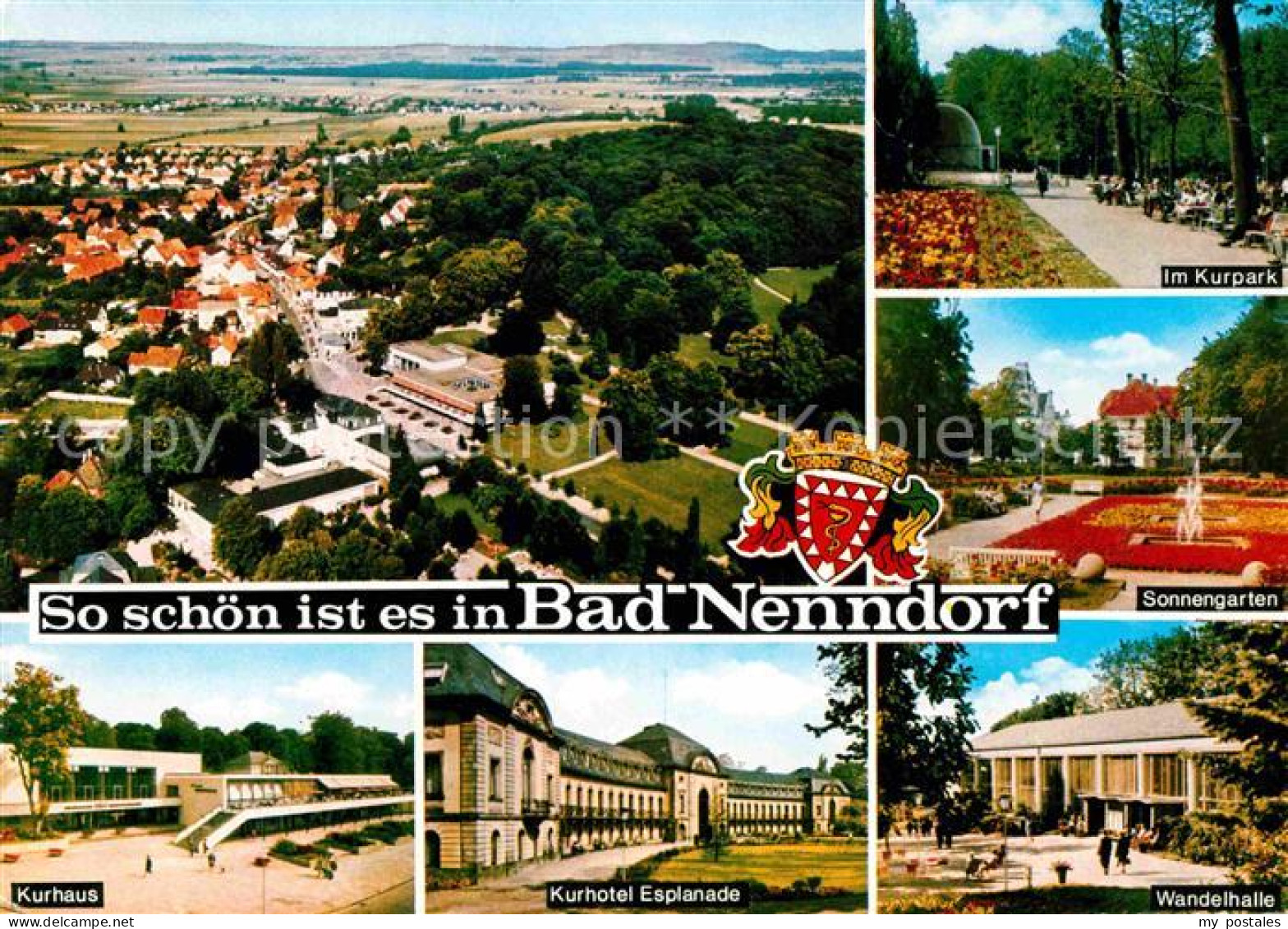 72688045 Bad Nenndorf Kurpark Sonnengarten Wandelhalle Kurhotel Esplanade Kurhau - Bad Nenndorf