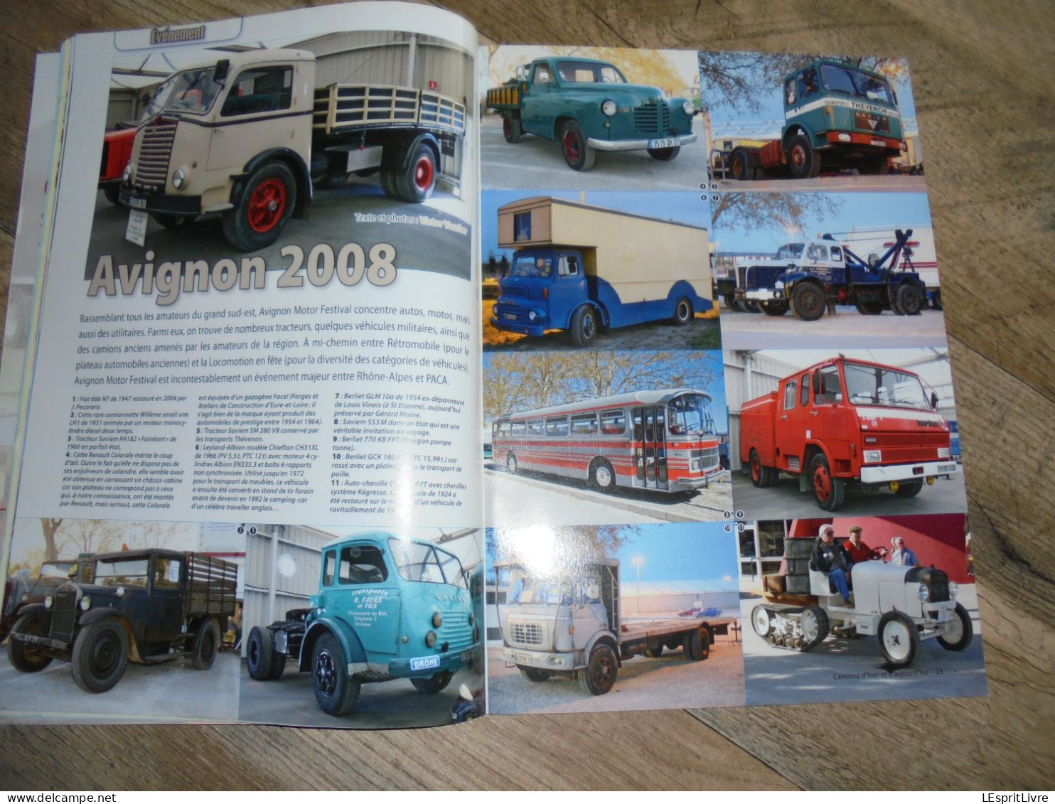 CAMIONS D' HIER ET D' AUJOURD' HUI Revue N° 10 VW Combi Volkswagen 1967 1978  Unimog Saviem 1955 1980 Berliet GLR M2