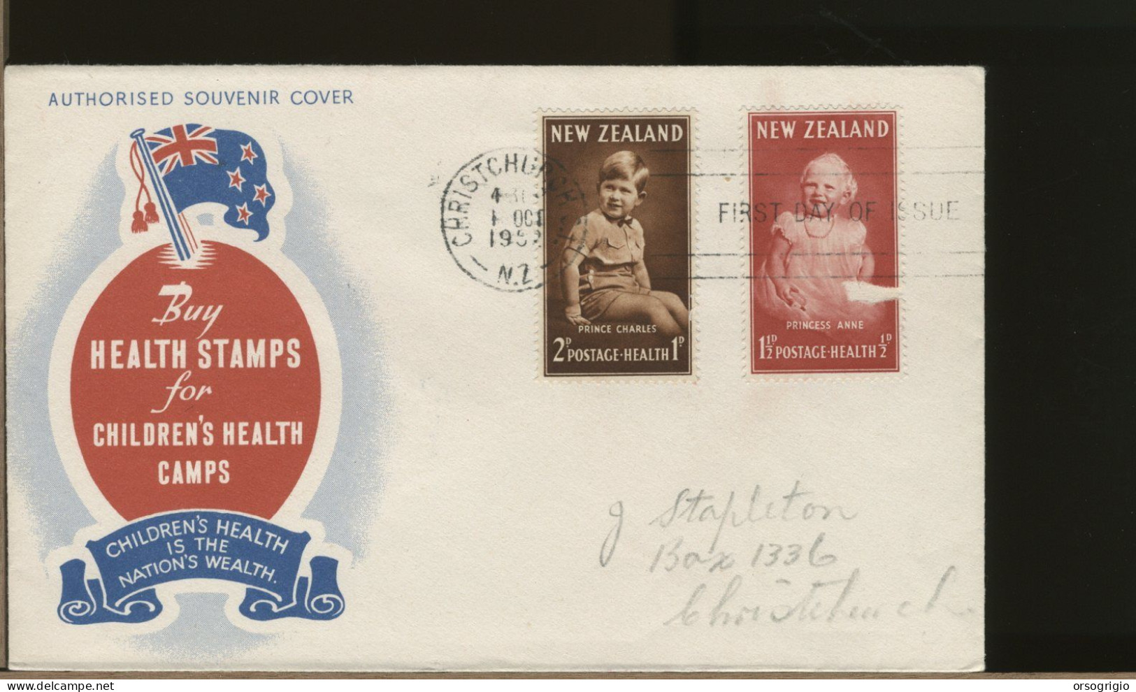 NEW ZEALAND - NUOVA ZELANDA - FDC - HEALTH STAMPS For CHILDREN CAMPS - FDC