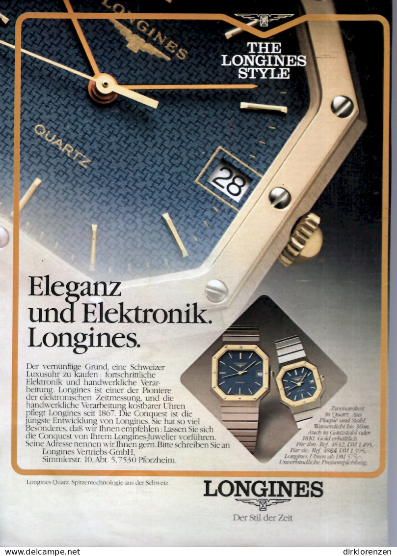 Longines Clipping 1980 Germany 0023 - Ohne Zuordnung