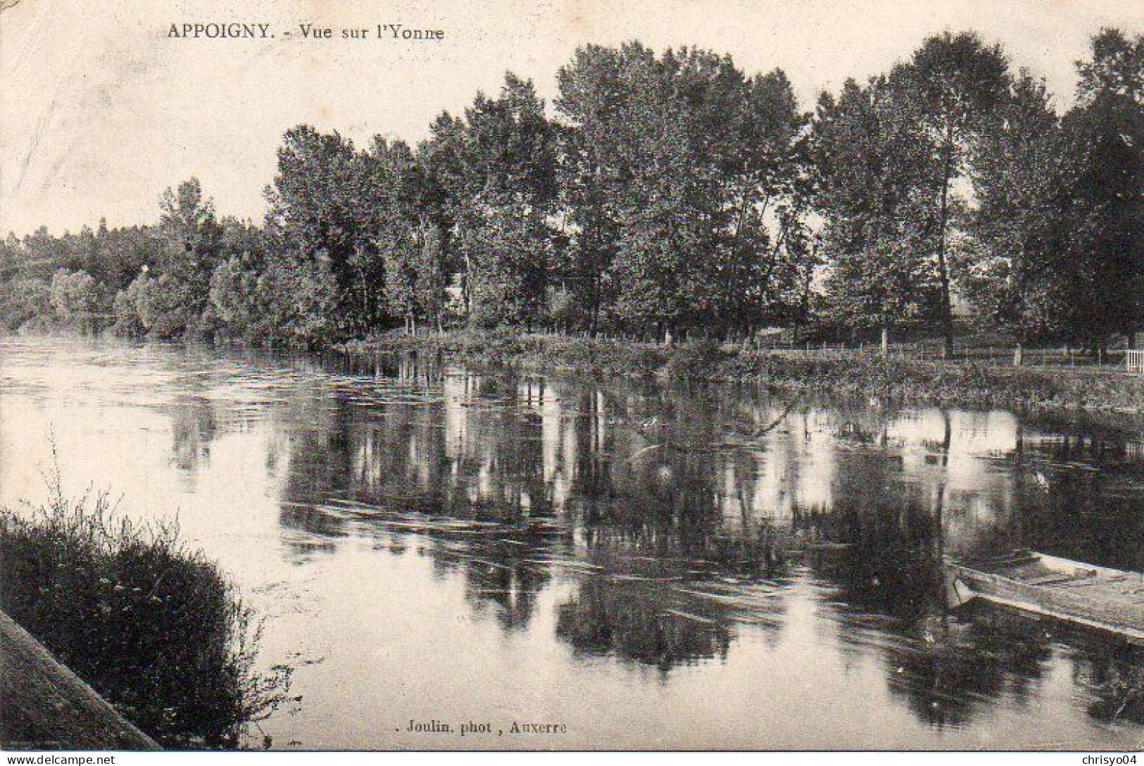 4V4Sb    89 Appoigny Vue Sur L'yonne (vue Pas Courante) - Appoigny