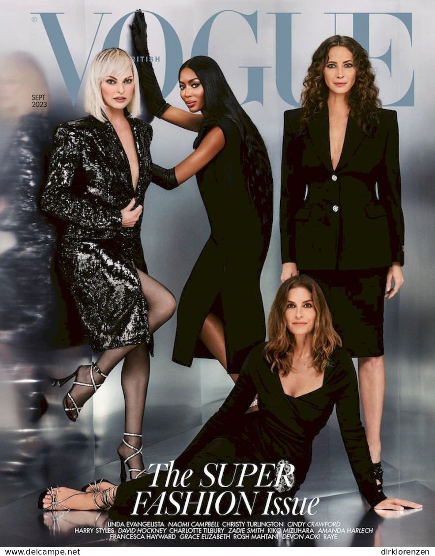 Vogue Magazine UK 2023-11 Christy Turlington Cindy Crawford Linda Evangelista Naomi Campbell - Non Classés