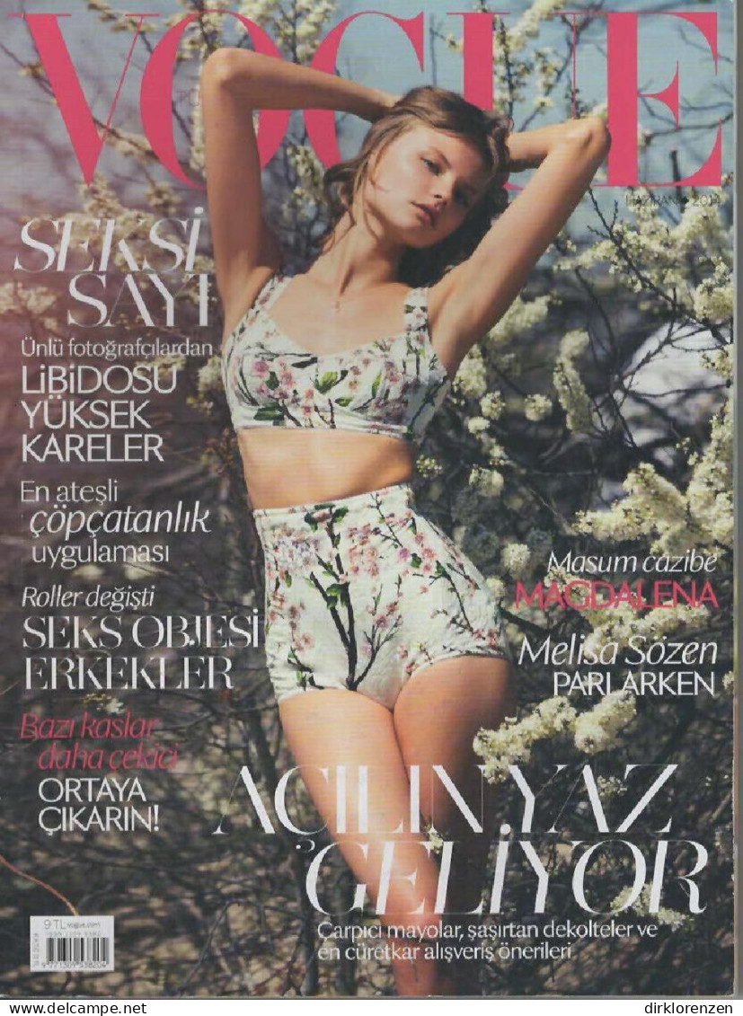 Vogue Magazine Turkey 2014-06 Magdalena Frackowiak - Ohne Zuordnung