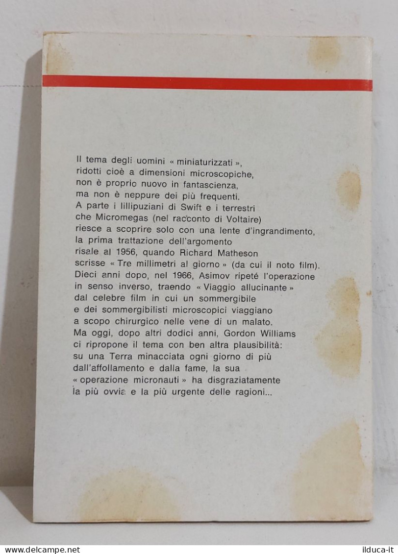 68648 Urania 1978 N. 748 - Gordon Williams - Micronauti In Giardino - Mondadori - Science Fiction Et Fantaisie