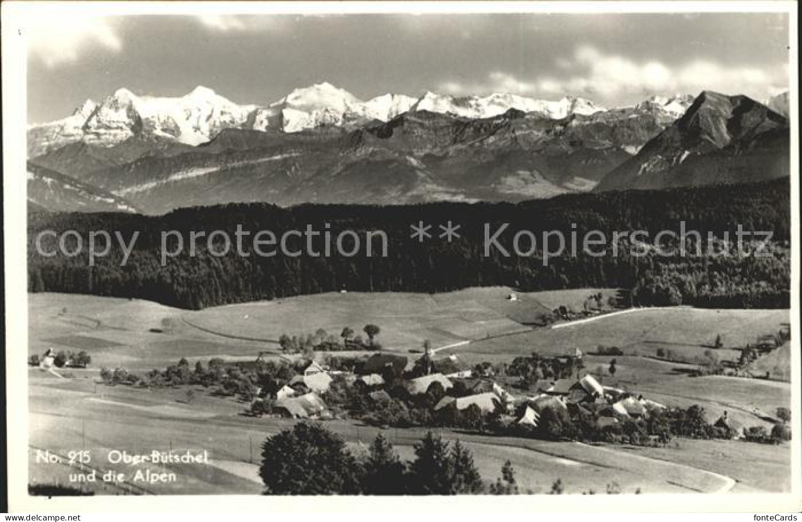 12041599 Oberbuetschel Mit Alpen Oberbuetschel - Other & Unclassified