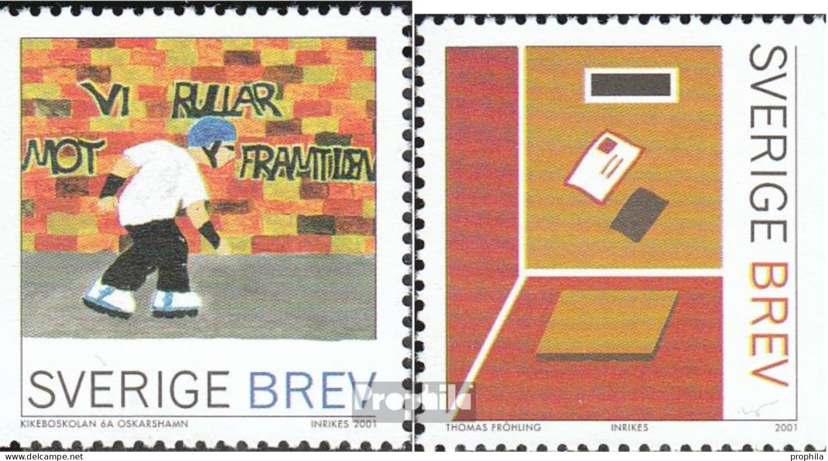 Schweden 2256-2257 (kompl.Ausg.) Postfrisch 2001 Postwettbewerb - Ungebraucht