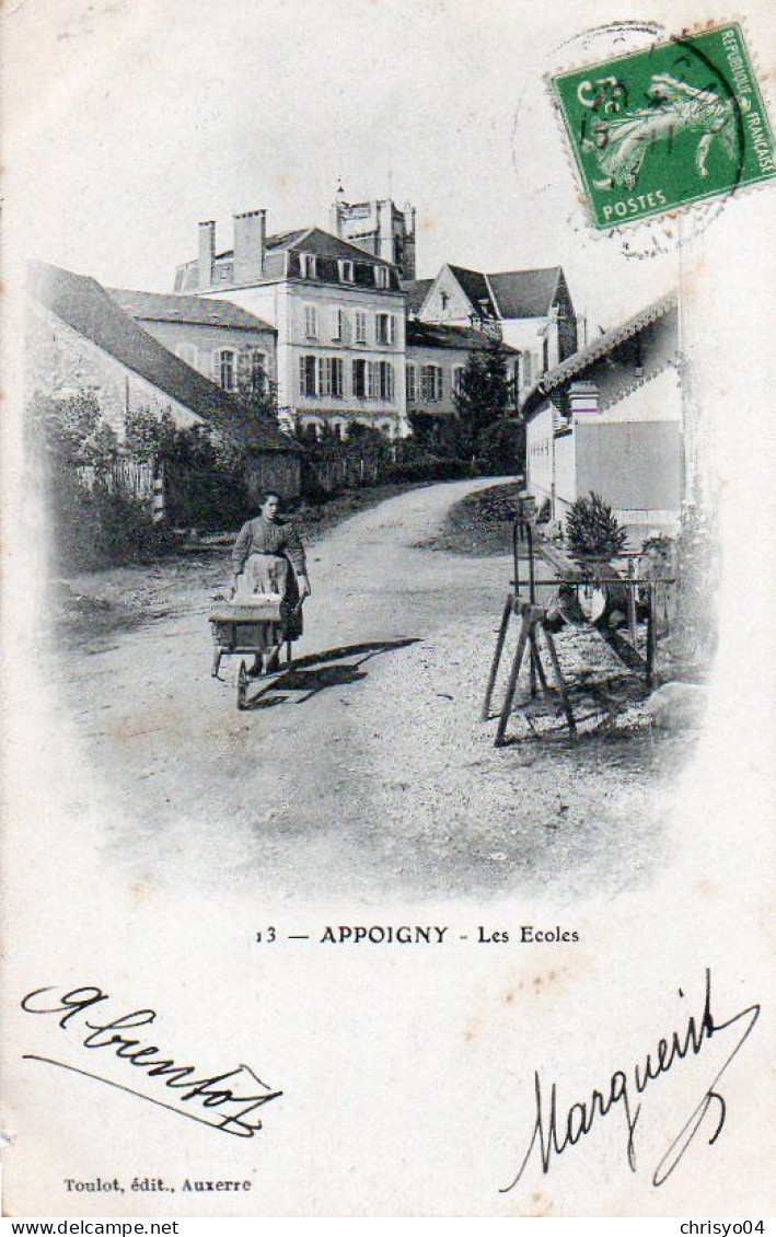 4V4Sb    89 Appoigny Les écoles DND - Appoigny