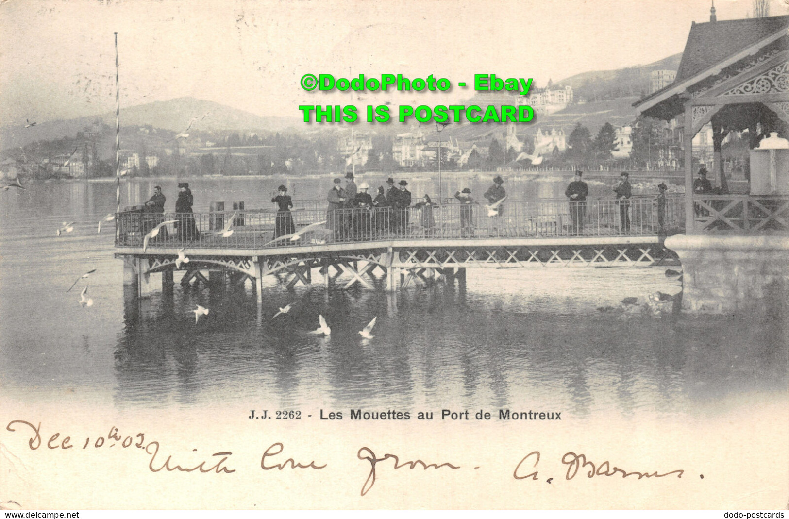 R422872 Les Mouetttes Au Port De Montreux. Jullien Freres. J. J. 2262. 1902 - World