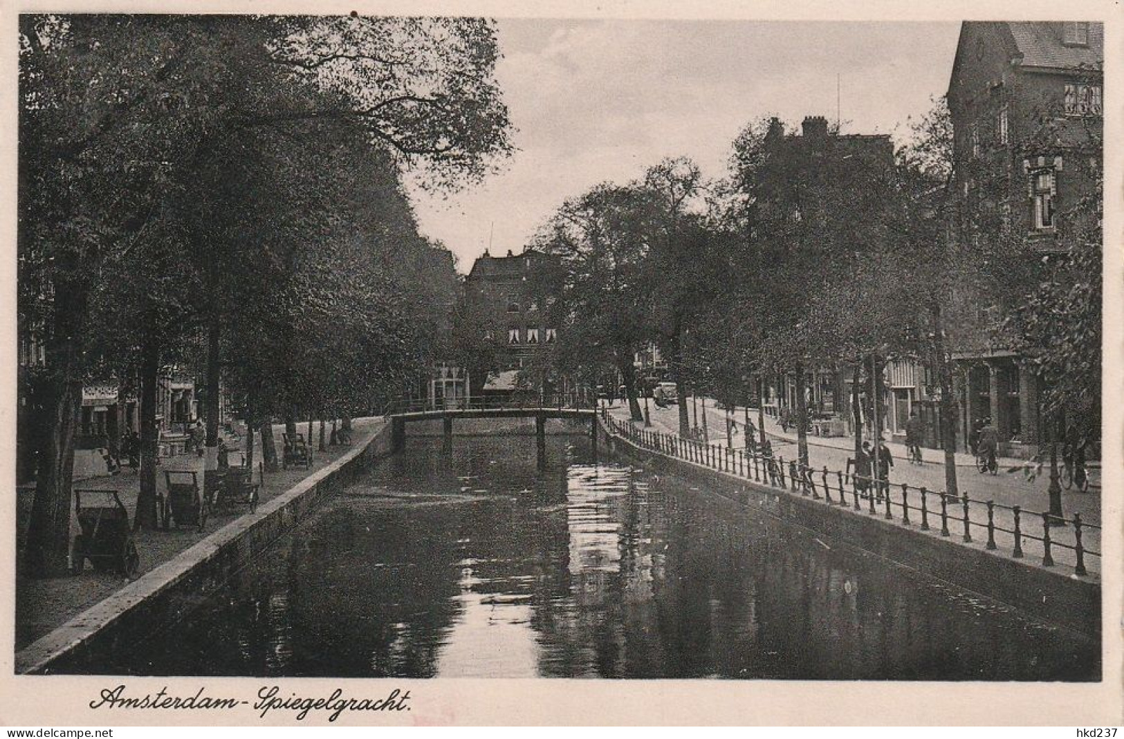 Amsterdam Spiegelgracht Brug Prinsengracht Levendig # 1939   3642 - Amsterdam