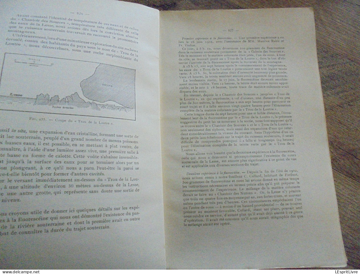 LES CAVERNES ET RIVIERES SOUTERRAINES DE BELGIQUE 2 Tomes 1910 Régionalisme Spéléologie Grotte Caverne Rivière