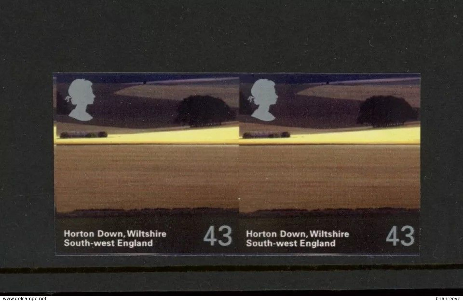 2005 South West England 43p Horizontal Imperforate Pair. U/M, Fine. (SG 2515) - Autres & Non Classés