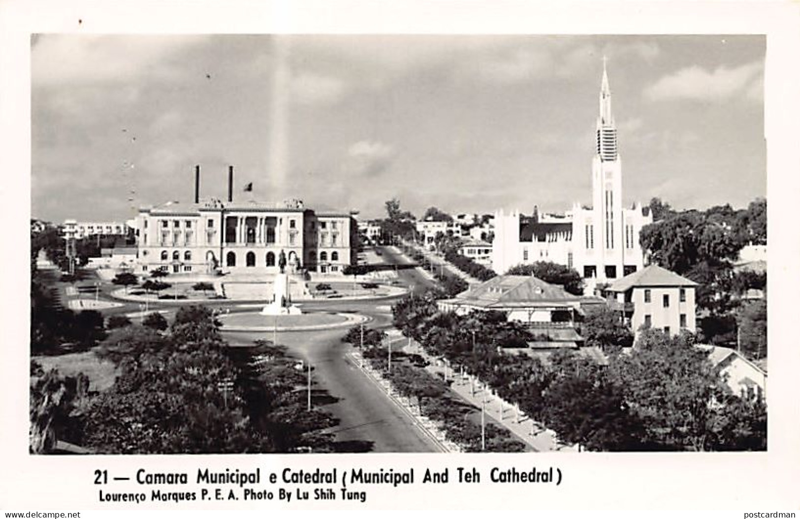 MOÇAMBIQUE Mozambique - LOURENÇO MARQUES Maputo - Camara Municipal E Catedral - Town-hall And Cathedral - Ed. / Publ. Lu - Mozambico