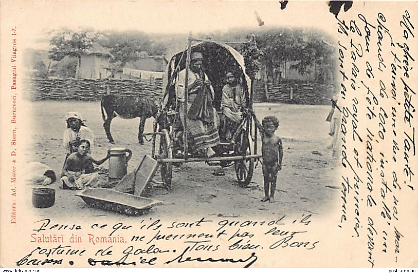 Romania - Gypsy Family - Publ. Ad. Maier & D. Stern  - Roumanie