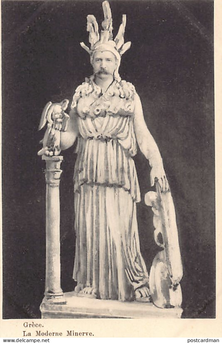Greece - The Modern Minerva, Caricature Of King George I - Publ. PL  - Griechenland