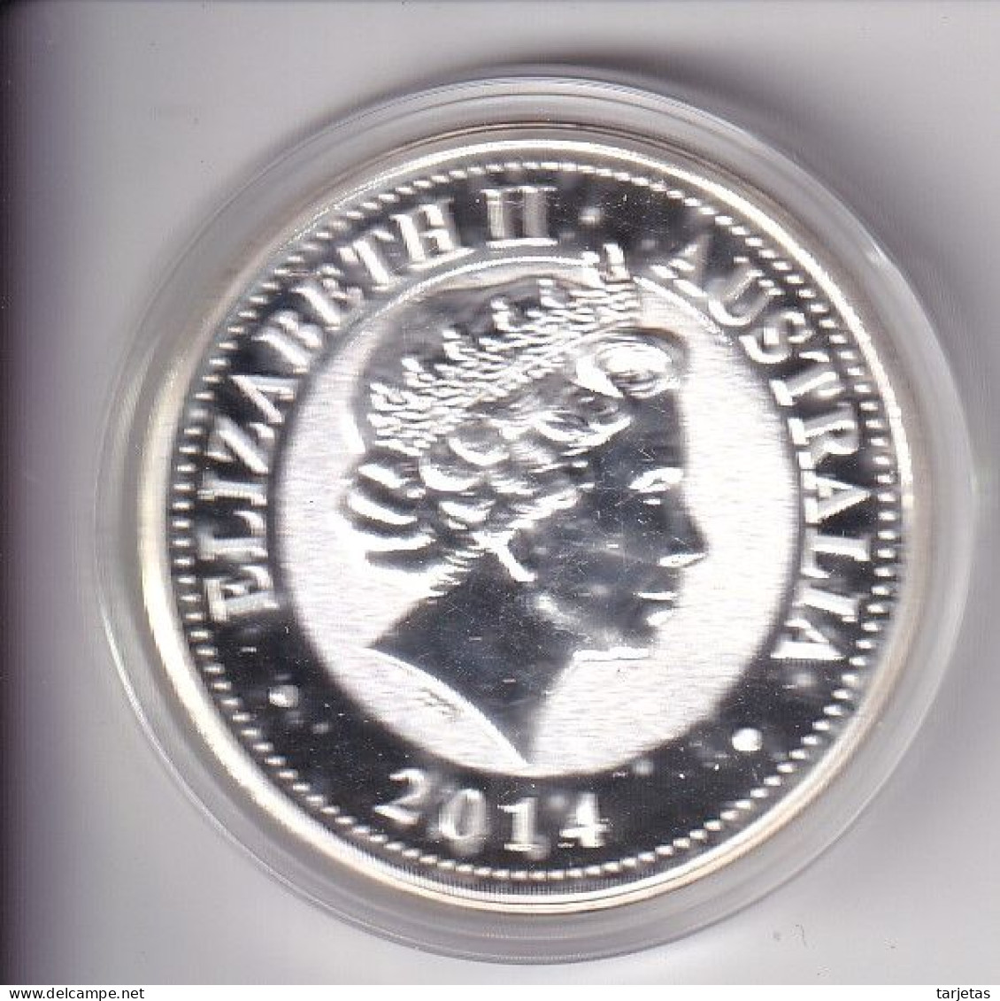 MONEDA DE UNA ONZA DE PLATA DE AUSTRALIA DEL AÑO 2014 DE UN KOALA (SILVER-ARGENT) - Andere & Zonder Classificatie